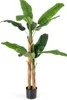 COSTWAY Bananier artificiel 165cm en pot, Plante de Voir les images du produit 1