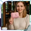 EDIBAZZAR | Kleine Ledergeldbörse für Damen, Retro-Münzfach Produktbild-Vorschau 9