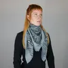 Baumwolltuch - Zebra grau - schwarz - quadratisches Tuch Produktbild-Vorschau 7