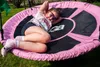 Aga Cerchio sospeso da 120 cm Rosa con bandiere Anteprima dell’immagine prodotto 9