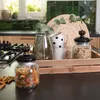 Clayre & Eef Tasse 350 ml Weiß Schwarz Porzellan Punkte Produktbild-Vorschau 3