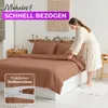 EllaTex Renforcé Bettwäsche 200x200 + 2x 80x80 cm Baumwolle Produktbild-Vorschau 4