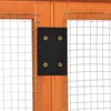 PawHut Hühnerstall aus Holz, Hühnerkäfig, Netzgehege, 140 x Produktbild-Vorschau 9