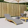 vidaXL Pokrowiec na leżak szary 200x60x3 cm tkanina Oxford Podgląd zdjęcia produktu 2