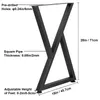 Pieds de table VEVOR, 71,1 x 45,7 cm Patins de table, lot Voir les images du produit 8
