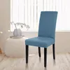 Stuhlhussen 4er Set Stretch Graublau Elastisch Waschbar für Produktbild-Vorschau 9