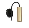 Moderne Wandleuchte Loop schwarz und gold Produktbild-Vorschau 2