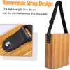Tragbare Reise-Cajon-Box-Trommel, flaches, handgeholztes Produktbild-Vorschau 2