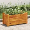 vidaXL Garten-Hochbeet Akazienholz 50x25x25 cm Produktbild-Vorschau 2