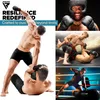 Collage of images showing people training in MMA and boxing, with text overlays. Voir les images du produit