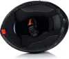 The inside of a black motorcycle helmet. Produktbild-Vorschau
