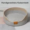 Katzenbetten, Katzenbett mit Kissen, 50cm Waschbar Produktbild-Vorschau 5