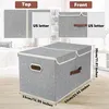 A diagram showing the dimensions and features of a storage box. Podgląd zdjęcia produktu