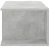 vidaXL TV-Schrank mit LED-Leuchten Betongrau 90x39x30 cm Produktbild-Vorschau 5