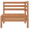 Garten-Ecksofas 2 Stk. Honigbraun Massivholz Kiefer Produktbild-Vorschau 3