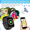 A smartwatch and smartphone displaying a map, with children in the background. Produktbild-Vorschau