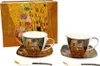 Home Elements Šálky s podšálky a lžičkami 2 x 250 ml, Klimt Náhled obrázku produktu 8