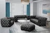 Sofaset Designersofa NATALIE 3-2-1 in Stoff Riviera Graphit Produktbild-Vorschau 1