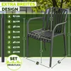 Lot de 4 chaises de jardin tillvex® empilables et Voir les images du produit 2