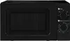 A black microwave oven is shown from the front. Anteprima dell’immagine prodotto