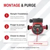 AVANSA 25-4/180 Circulateur de chauffage 230 V – DN25 1½", Voir les images du produit 6