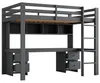 Hochbett 90 x 200 cm für Kinder mit Schreibtisch, 4 Produktbild-Vorschau 14