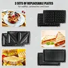 Gotoll 3-in-1-Sandwichmaker – Sandwiches, Waffeln und Produktbild-Vorschau 8
