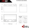 Langzeit Gel Motorradbatterie YTZ10-S 9Ah 12V Produktbild-Vorschau 5