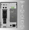 Qoltec UPS 3kVA, 3000W, PF 1.0 LCD, EPO, USB, On line Produktbild-Vorschau 7