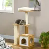 Arbre à chat PawHut, hauteur 114 cm, arbre à chat, arbre à Voir les images du produit 2
