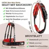 Esposita Einspännergeschirr "Professional" Schwarz-Rot Gr. Produktbild-Vorschau 3