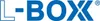 The image shows the logo and name of the product "L-BOXX" in blue text on a white background. Anteprima dell’immagine prodotto