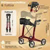 ELONEO Carbon Rollator faltbar und leicht mit Sitz, Produktbild-Vorschau 2