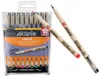 SAKURA crayon pinceau PIGMA BRUSH étui de 9 couleurs Voir les images du produit 2