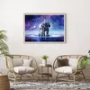 Gerahmtes Poster - Rahmen in heller Eiche - Kosmonaut Produktbild-Vorschau 6