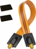 Flachband SAT Koaxial Kabel Tür Fensterdurchführungskabel Produktbild-Vorschau 6