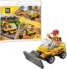 BLOCKI MyCity Baustelle Bulldozer Bausatz Fahrzeug Produktbild-Vorschau 1
