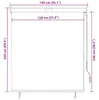 venkovní roleta vidaXL 140x250 cm antracitová Náhled obrázku produktu 7