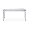 Couchtisch Retro 90cm Sicherheitsglas Schwarz und Produktbild-Vorschau 3