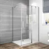 120x90x195cm Duschkabine Eckeinstieg Duschkabine  Drehtür Produktbild-Vorschau 1