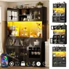 Mobili da cucina Flieks con porta USB, illuminazione a LED, Anteprima dell’immagine prodotto 6