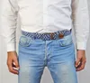 Flechtgürtel Multiblau, Uni Elastischer Stoffgürtel, Produktbild-Vorschau 2