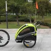SAMAX 360° drehbarer Fahrradanhänger 2in1 Jogger - in Grün Produktbild-Vorschau 3