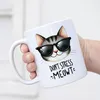 Don’t Stress Meowt Tasse Weiß Katze Lustig Cool Produktbild-Vorschau 4