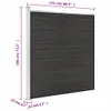 vidaXL Zahradní plot WPC 175x186 cm šedý Náhled obrázku produktu 6