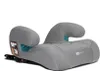 A gray car seat booster with teal accents, shown from a side-angle on a white background. Náhled obrázku produktu