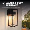 Ledvion Wandleuchte IP44 15W E27 schwarz dimmbar Produktbild-Vorschau 3