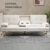 Sofa rozkładana HOMCOM, sofa 3-osobowa, sofa rozkładana ze Podgląd zdjęcia produktu 7