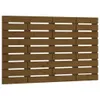 Wand-Kopfteil Honigbraun 106x3x63 cm Massivholz Kiefer Produktbild-Vorschau 1