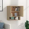vidaXL Nástenná skriňa Sonoma dub 60x31x70 cm odvodený Náhľad obrázku produktu 3